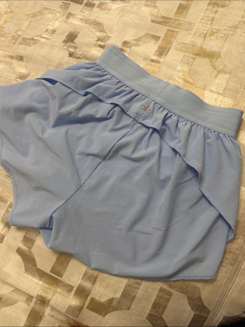 ALO Yoga match point short- light Provence blue - Picture 6 of 6